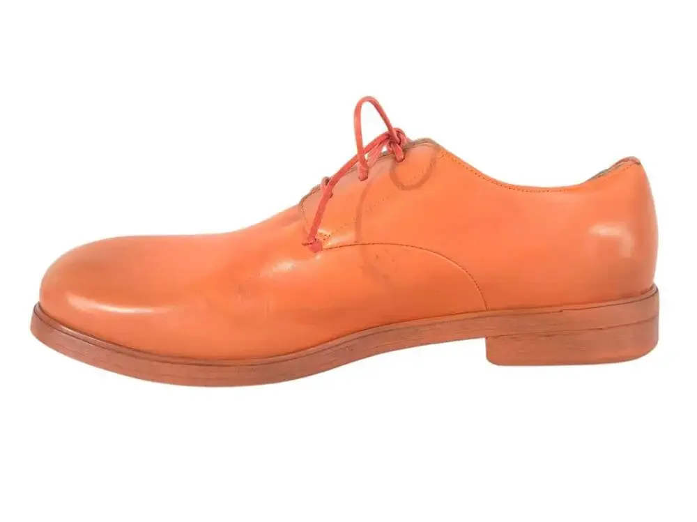 Marsell Grained Leather Derby Shoes US 11 EU 44 Mens Orange $795